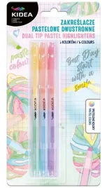 zakreslacze-pastelowe-dwustronne-6-kolorow-kidea