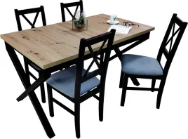 stol-jersey-1-rozkladany-dab-loft-4-krzesla-nk-10-skandynawskie-ribes