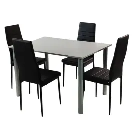 zestaw-stol-lugano-120-szary-i-4-krzesla-nicea-czarne