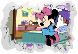 naklejki-na-sciane-dla-dzieci-3d-myszka-minnie-100x70