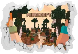 naklejki-na-sciane-dla-dzieci-3d-minecraft-100x70