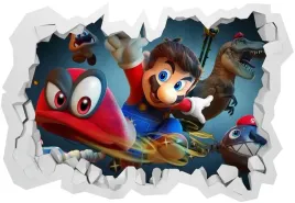 naklejki-na-sciane-dla-dzieci-3d-super-mario-odyssey-130x90