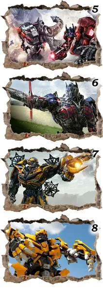 naklejki-na-sciane-dla-dzieci-3d-transformers-100x70-stan-nowy-waga-z-opakowaniem-3-kg
