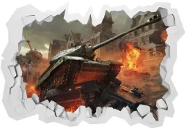 naklejki-na-sciane-3d-world-of-tanks-130x90