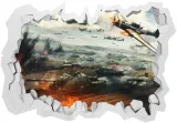 naklejki-na-sciane-3d-war-thunder-100x70-stan-nowy