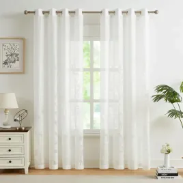 treatmentex-przezroczysta-zaslona-zakardowa-z-oczkami-wzor-lisci