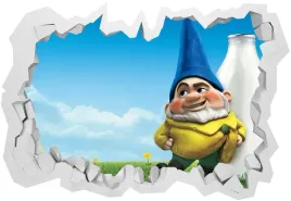 naklejki-na-sciane-dla-dzieci-3d-gnomeo-i-julia-130x90