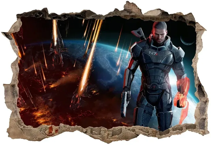naklejki-na-sciane-3d-mass-effect-3-70x50-bohater-inny