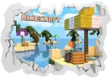 naklejki-na-sciane-dla-dzieci-3d-minecraft-100x70-stan-nowy