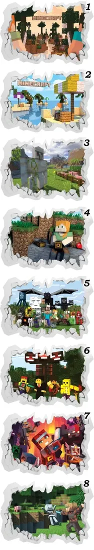naklejki-na-sciane-dla-dzieci-3d-minecraft-100x70