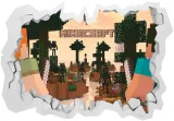 naklejki-na-sciane-dla-dzieci-3d-minecraft-70x50