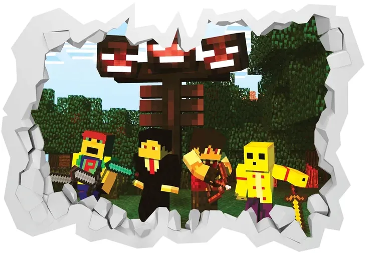 naklejki-na-sciane-dla-dzieci-3d-minecraft-70x50-dlugosc-50-cm
