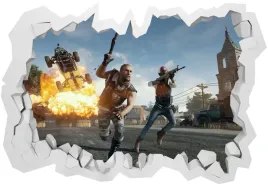naklejki-na-sciane-3d-playerunknown-s-battlegrounds-130x90