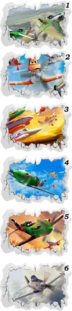 naklejki-na-sciane-dla-dzieci-3d-samoloty-130x90-bohater-samoloty-planes-stan-nowy