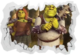 naklejki-na-sciane-dla-dzieci-3d-shrek-4-70x50