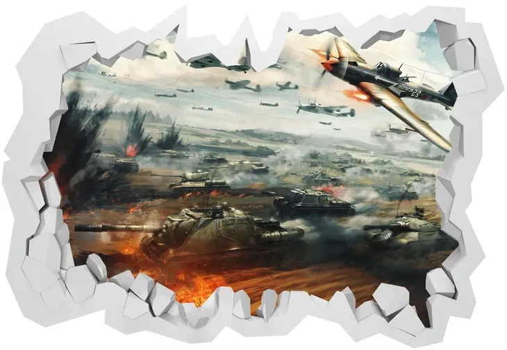 naklejki-na-sciane-3d-war-thunder-130x90-stan-nowy