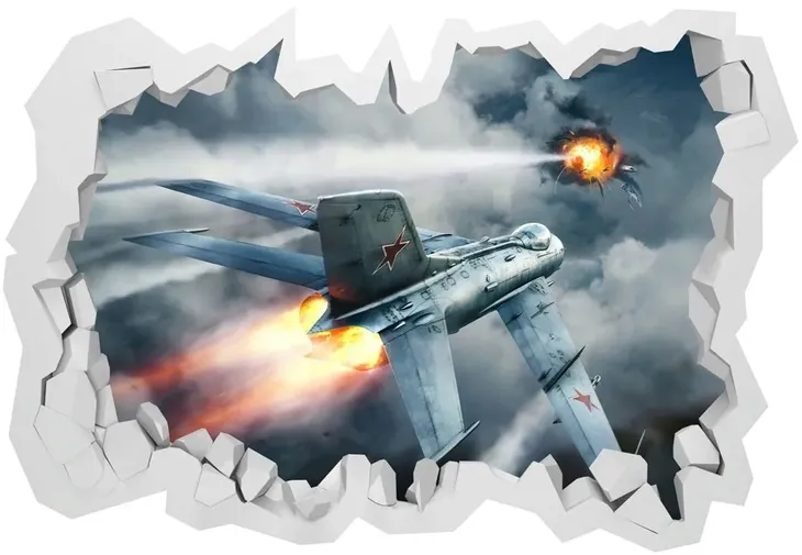 naklejki-na-sciane-3d-war-thunder-130x90-plec-chlopcy-dziewczynki-brak-informacji