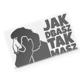 naklejka-na-auto-nosacz-jak-dbasz-tak-masz-z-malpa-tuning-zabawna