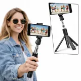 selfie-stick-bluetooth-omna-k07-czarny-statyw-kij-tripod-pilot-stan-nowy