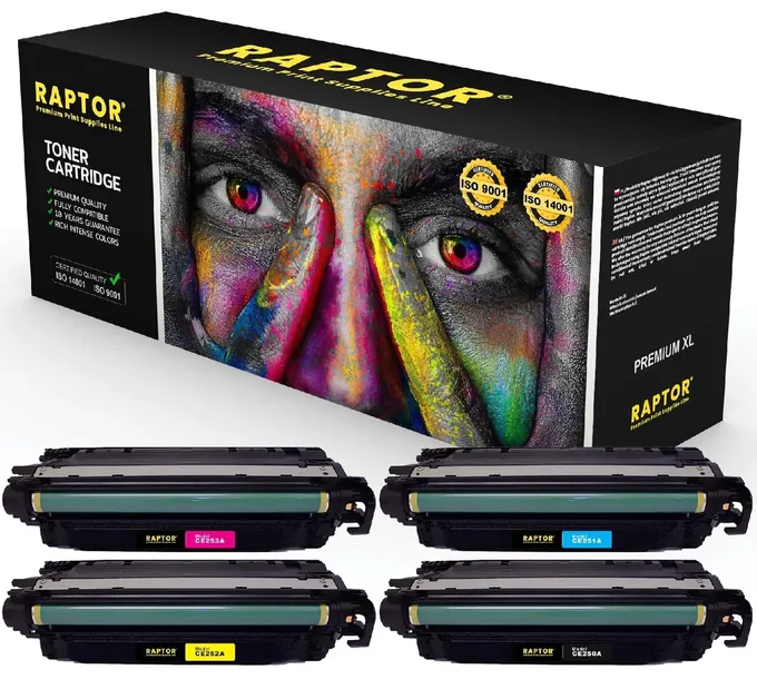 4x TONER DO HP Color LaserJet CM3530FS CM3530 MFP