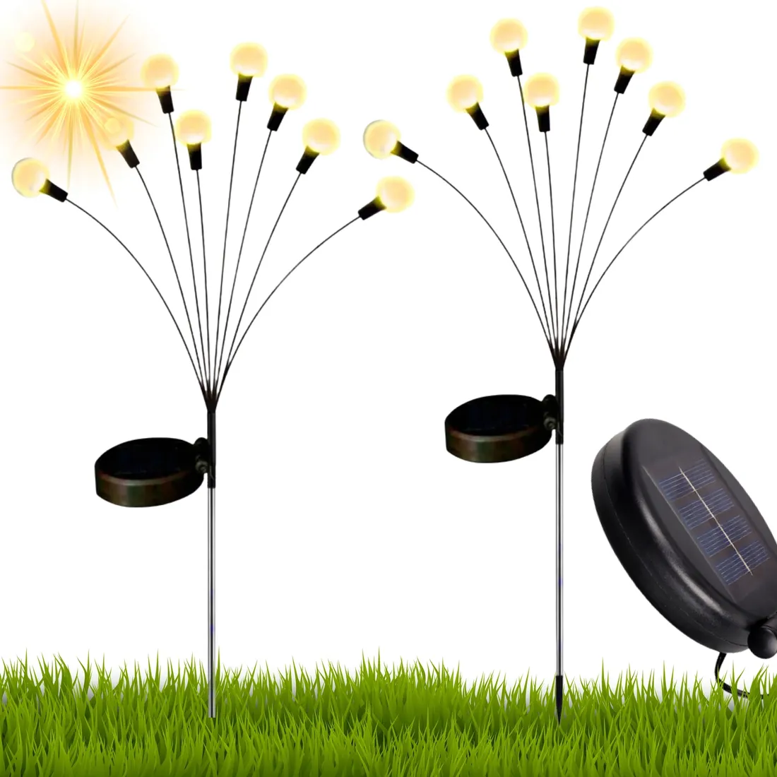 lampa-solarna-lampka-wbijana-kulki-6-led-lampki-czujnik-ozdobne-4szt-stan-nowy