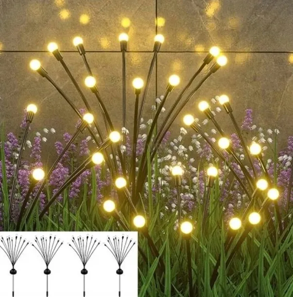 lampa-solarna-lampka-wbijana-kulki-6-led-lampki-czujnik-ozdobne-4szt-stan-nowy-barwa-swiatla-bialy-cieply