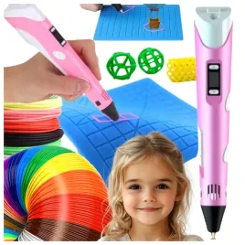 dlugopis-3d-dla-dzieci-drukarka-pen-rozowy-100m-filament-mata-zestaw-xl