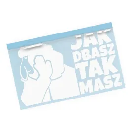 naklejka-na-auto-nosacz-jak-dbasz-tak-masz-z-malpa-tuning-zabawna