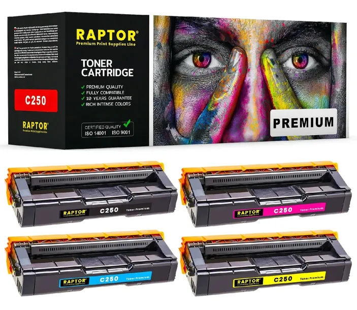 4x TONER DO RICOH SP C262DNw C262SFNw PREMIUM XL