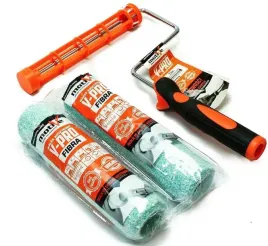 2x-walek-malarski-v-pro-fibra-23cm-uchwyt-raczka