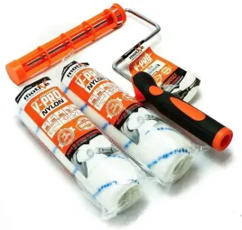 2x-walek-malarski-v-pro-nylon-23cm-uchwyt-raczka