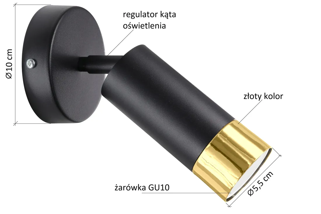 kinkiet-scienny-tuba-gold-2k-2cg-led-stan-nowy