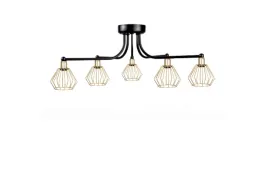 lampa-sufitowa-zyrandol-diament-zloty-markos