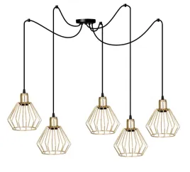 lampa-sufitowa-zyrandol-diament-zloty-markos