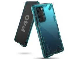 etui-ringke-fusion-x-do-huawei-p40-turquoise-green
