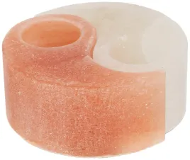 swiecznik-yin-yang-bialy-i-pomaranczowy-krysztal-solny