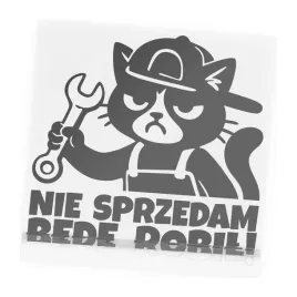 naklejka-nie-sprzedam-bede-robil-z-kotem-na-szybe-auto-tuning