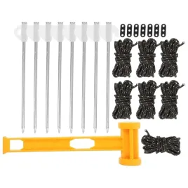 zestaw-sledzie-szpilki-do-namiotu-stalowe-linki-naciagi-mlotek-do-wbijania