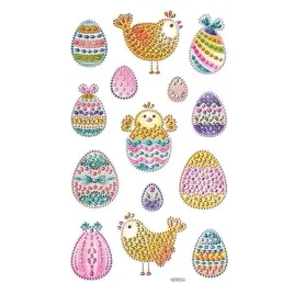 naklejki-z-krysztalkami-jajka-i-kurki-14szt