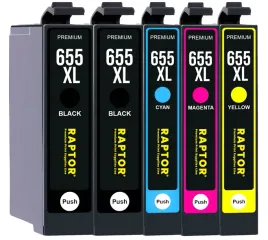 5x-tusz-do-hp-655-xl-deskjet-ink-6520-3525-zestaw