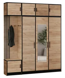 garderoba-dior-14-dab-craft-zloty-lamele-siedzisko-z-lustrem-z-nadstawka