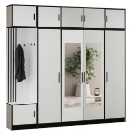 garderoba-dior-15-bialy-lamele-siedzisko-z-lustrem-z-nadstawka