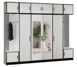 garderoba-dior-17-bialy-lamele-siedzisko-z-lustrem-z-nadstawka