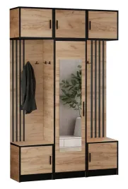 garderoba-dior-16-dab-craft-zloty-lamele-siedzisko-z-lustrem-z-nadstawka