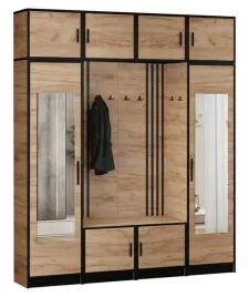 garderoba-dior-18-dab-craft-zloty-lamele-siedzisko-z-lustrem-z-nadstawka