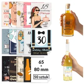 50x-naklejki-etykiety-na-wodke-urodzinowa-weselna-rocznicowa-65x8-cm