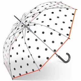 przezroczysta-parasolka-dziecieca-happy-rain-groszki-czern