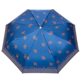 automatyczna-parasol-damska-z-wloknem-szklanym-pszczoly-niebieski