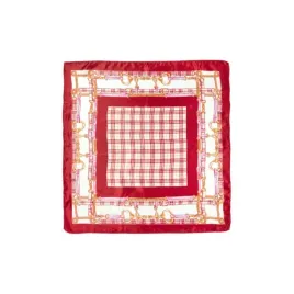 apaszka-satin-plaid-chain-xs-czerwien