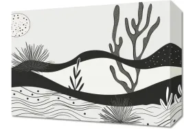 obraz-40x30cm-ogrod-przy-nocy